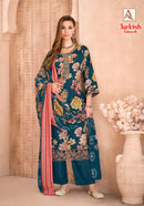 Alok Suits Turkish Edition 18 Viscose Rayon Print With Fancy Work Suit
