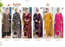 Alok Suits Turkish Edition 19 Viscose Rayon Print With Fancy Work Suit