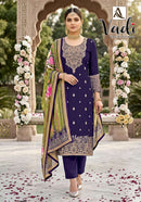 Alok Suits Vadi Jacquard Designer Work Ladies Suit