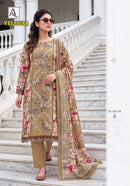 Alok Suits Veloura Viscose Digital Print Fancy Work Designer Suit