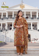 Alok Suits Veloura Viscose Digital Print Fancy Work Designer Suit