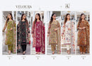 Alok Suits Veloura Viscose Digital Print Fancy Work Designer Suit