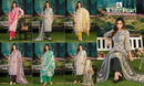 Alok Suits White Pearl Pashmina Digital Printed Suit With Fancy Worked Suits