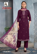 Alok Suits Zarang Viscose Digital Print Suit With Embroidery Work