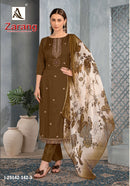 Alok Suits Zarang Viscose Digital Print Suit With Embroidery Work