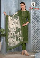 Alok Suits Zarang Viscose Digital Print Suit With Embroidery Work