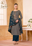 Alok Suits Zarina Edition 21 Viscose Print With Embroidery Work Suit
