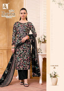 Alok Suits Zarina Edition 21 Viscose Print With Embroidery Work Suit