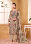 Alok Suits Zarina Edition 21 Viscose Print With Embroidery Work Suit