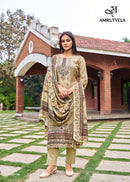 Amrutvela AT 168 Viscose Digital Print Handwork Designer Suit