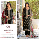 Amrutvela AT 176 Hit Design Viscose Digital Print Embroidery Work Designer Suit