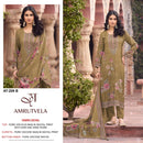 Amrutvela AT 209 Viscose Digital Print Handwork Designer Suit