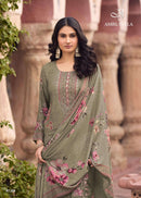Amrutvela AT 209 Viscose Digital Print Handwork Designer Suit