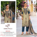 Amrutvela At 215 Viscose Muslin Digital Print Designer Work Suit Premium Ladies Suit