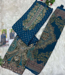 Amrutvela AT 233 Pure Viscose Digital Print Designer Work Salwar Suit