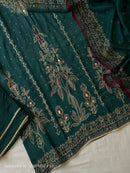 Amrutvela AT 285 Viscose Muslin Digital Print With Designer Work Suit
