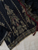 Amrutvela AT 285 Viscose Muslin Digital Print With Designer Work Suit
