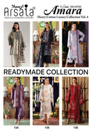 Arsala Fashion Amara Vol 4 Heavy Cotton Ready Made Pakistani Suit Collection