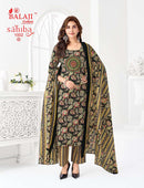 Balaji Cotton Sahiba Vol 1 Cotton Print With Fancy Work Ladies Stitched Suit