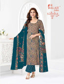Balaji Cotton Sahiba Vol 1 Printed Cotton Fancy Work Readymade Ladies Suit