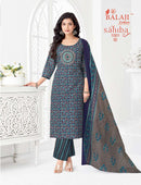 Balaji Cotton Sahiba Vol 1 Cotton Print With Fancy Work Ladies Stitched Suit