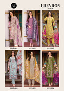 Belliza Designer Studio Chevron Vol 6 Cotton Digital Printed Suit With Embroidery Worked Suits