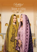 Belliza Designer Studio Noor E Ishq Vol. 2 Cotton Digital Print Suit With Embroidery Worked Pakistani Suits