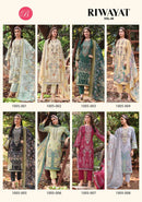Belliza Riwayat Vol 20 Pure Viscose Rayon Digital Print Heavy Embroidery Pakistani Suit