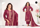 Belliza Designer Studio Zahida Cotton Jacquard Designer Suit
