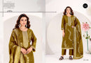 Belliza Designer Studio Zahida Cotton Jacquard Designer Suit
