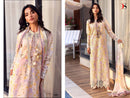 Deepsy Suits Maria B M Print Vol 9 Lawn Cotton Heavy Patch & Embroidery Work Suit