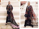 Deepsy Suits Maria B M Print Vol 9 Lawn Cotton Heavy Patch & Embroidery Work Suit