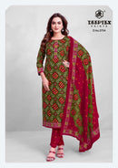 Deeptex Prints Vol 37 Chunaris Premium Cotton Bandhani Dress Material Collection
