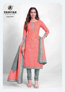 Deeptex Prints Vol 37 Chunaris Premium Cotton Bandhani Dress Material Collection