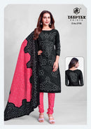 Deeptex Prints Vol 37 Chunaris Premium Cotton Bandhani Dress Material Collection