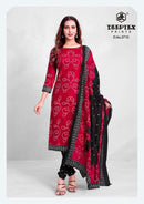 Deeptex Prints Vol 37 Chunaris Premium Cotton Bandhani Dress Material Collection