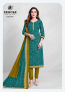 Deeptex Prints Vol 37 Chunaris Premium Cotton Bandhani Dress Material Collection