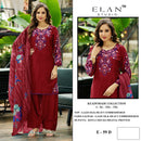 Elan Studio E 59 Silk Heavy Embroidered Designer Ready Made Pakistani Suit