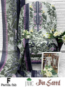 Farida Fab Jade Bin Saeed Cotton Digital Print Salwar Suit