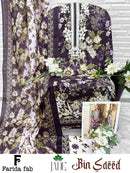 Farida Fab Jade Bin Saeed Cotton Digital Print Salwar Suit