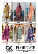 Al Karam Florence Vol 9 Premium Cambric Cotton Readymade Suit