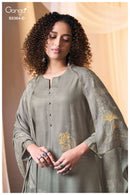 Ganga Brunella 5364 Wool Pashmina Printed Designer Suit