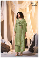 Ganga Brunella 5364 Wool Pashmina Printed Designer Suit
