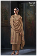 Ganga Keyara 5232 Cotton Printed With Embroidery Designer Work Suit