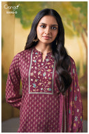 Ganga Nieveka 5092 Cotton Satin Printed Designer Suit Wholesale Surat