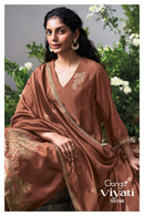Ganga Viyati 5198 Traditional Wear Silk Jacquard With Designer Work Suit