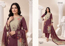 Glossy Simar Aarushi Pashmina Digital Print Suit With Handworked Suits