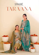 Glossy Simar Taraana Pashmina Digital Print Suit With Fancy Worked
