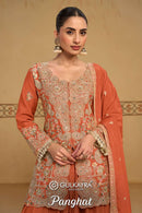 Gulkayra Panghat Heavy Embroidered Designer Suit Festive Wear Ladies Suit Collection