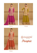 Gulkayra Panghat Heavy Embroidered Designer Suit Festive Wear Ladies Suit Collection